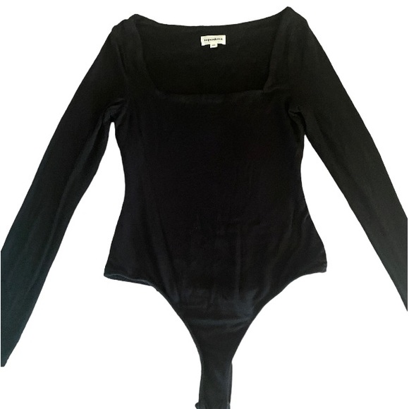 Superdown Black Body Suit Square Neck - Picture 7 of 9